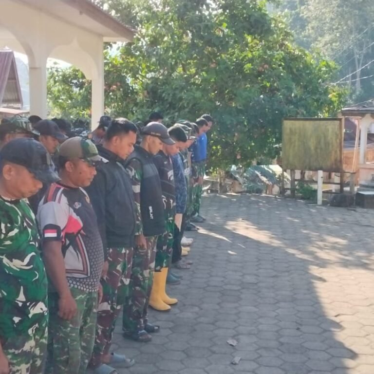 Lokasi TMMD di Kecamatan Bontocani Jadi Tempat Apel Pagi Satgas TMMD Ke-129 Kodim 1407/Bone