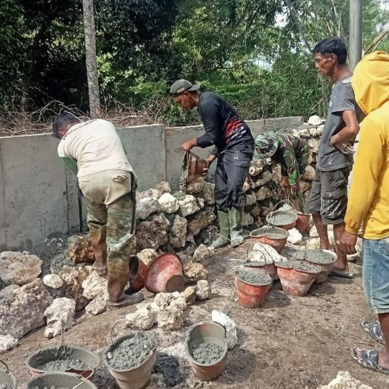 Desa Taddang Palie Jadi Titik Fokus Penyelesaian Pondasi Jalan untuk Jembatan Gantung