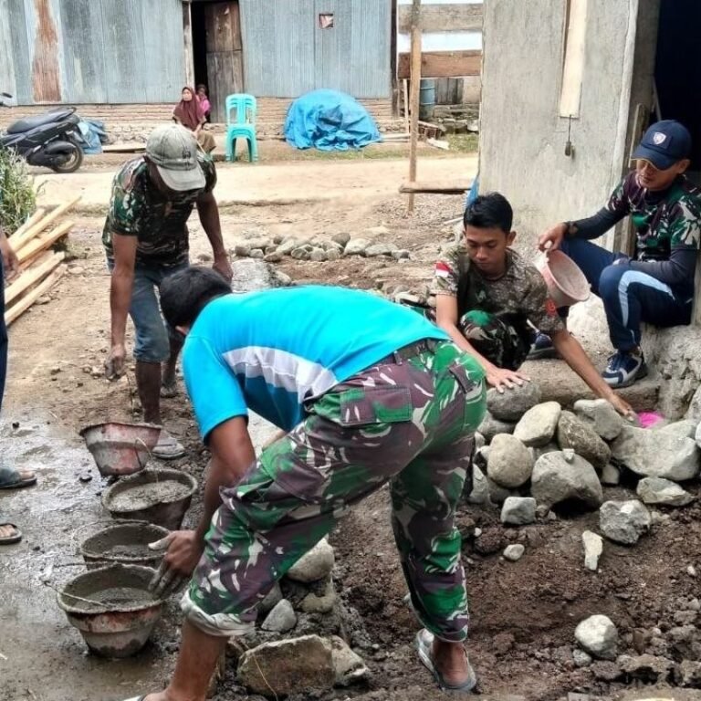 Desa Patukku di Kecamatan Bontocani Terima Pekerjaan Pondasi Teras untuk RTLH