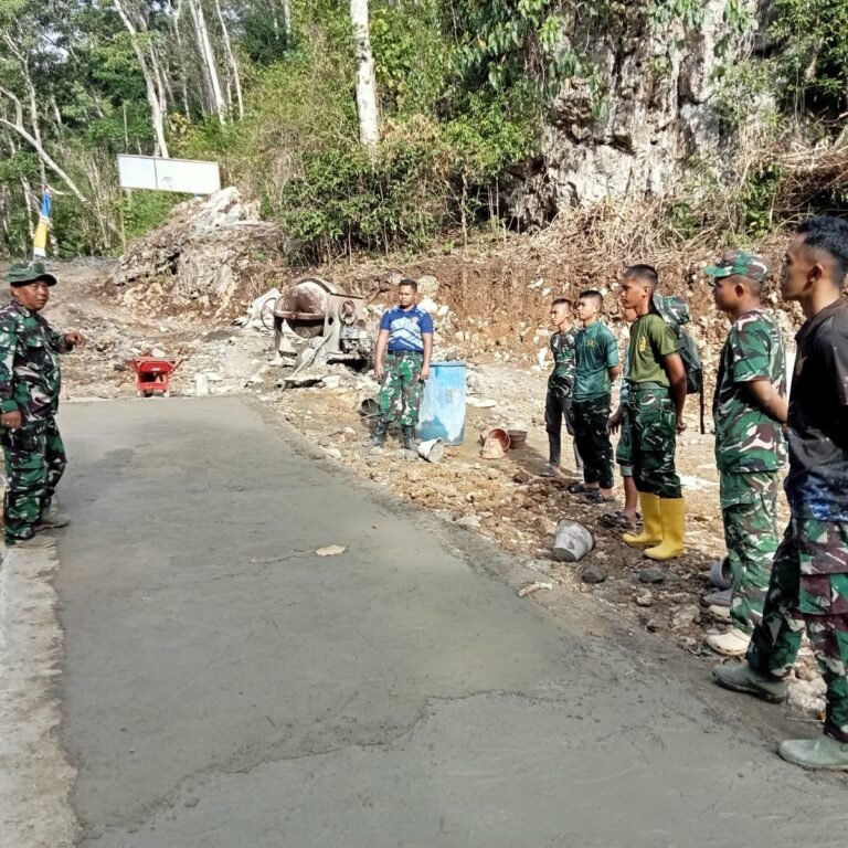 Komandan SSK TMMD Ke-129 Pimpin Briefing Teknis Pembangunan Jembatan Gantung di Kecamatan Bontocani