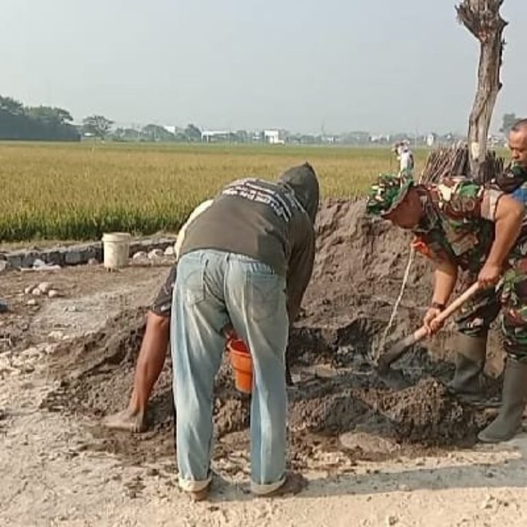 Lokasi TMMD di Sukoharjo Tampilkan Sinergi Prajurit TNI dan Masyarakat pada TMMD Reguler Ke-129