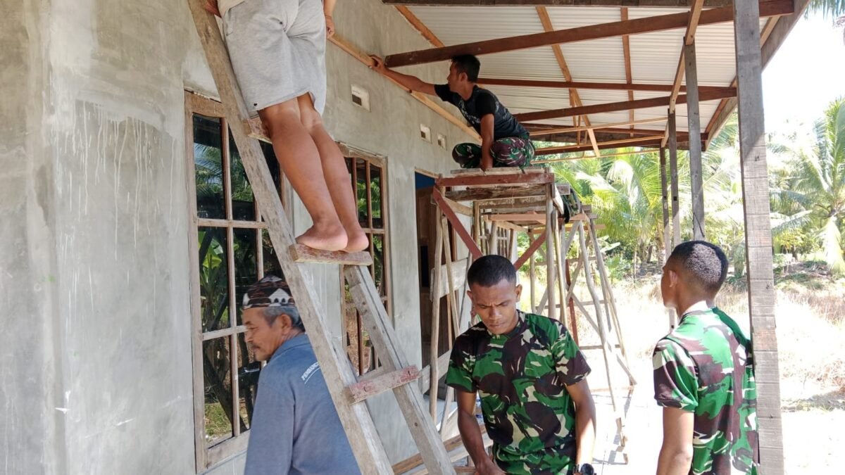 Progres Perehaban Mushola Darul Istiqomah di Desa Tamban Bangun Capai Tahap Penting