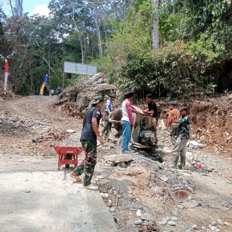 Peningkatan Mobilitas Dua Dusun Lewat Pembangunan Rabat Beton di Kecamatan Bontocani