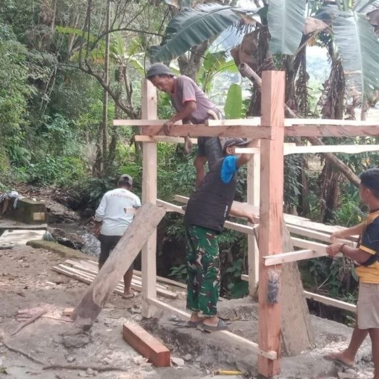 Program TMMD Ke-129 Hadirkan MCK di Pasar Dusun Patukku Desa Langi