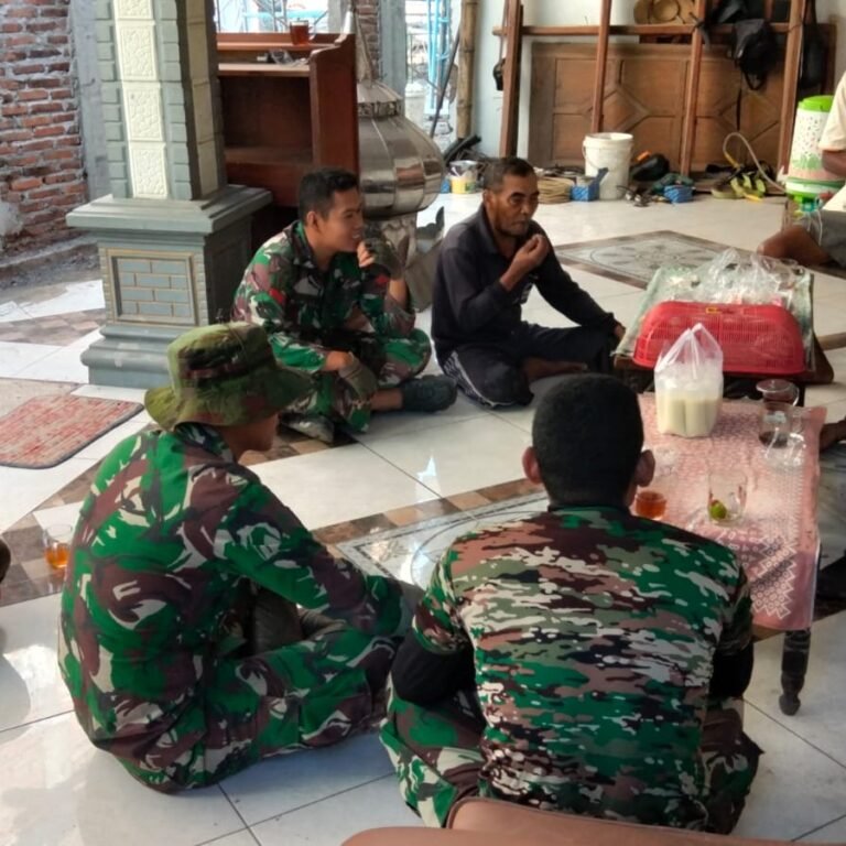 Pemandangan Sederhana di Desa Parangjoro Saat Satgas TMMD Siapkan Pekerjaan Pembangunan