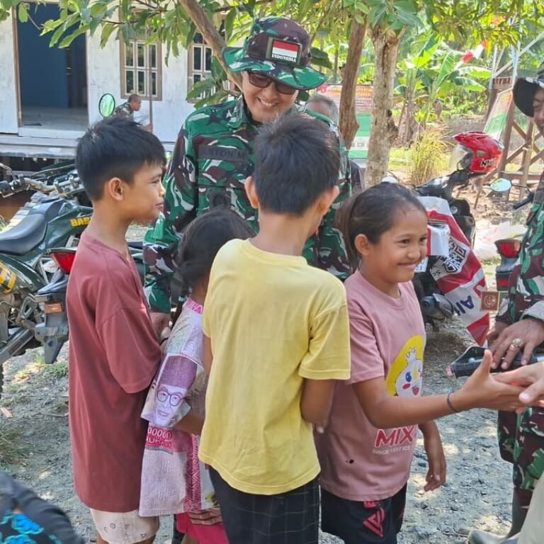 TMMD Ke-129 Kodim 1005/Barito Kuala: Senyum Anissa di Desa Tamban Bangun, Kecamatan Tamban