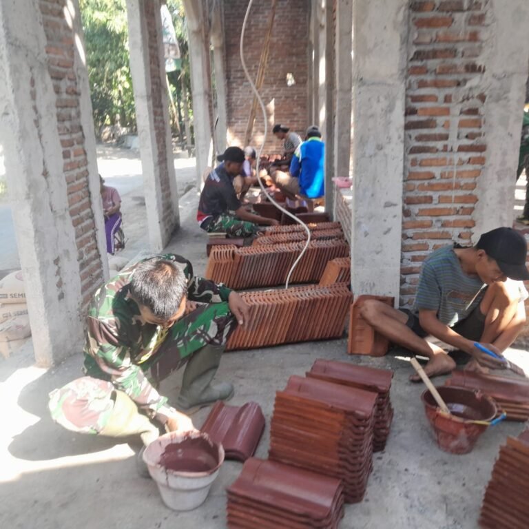 Kodim 0726/Sukoharjo Pacu Tahapan Rehabilitasi Masjid Al Mubarok