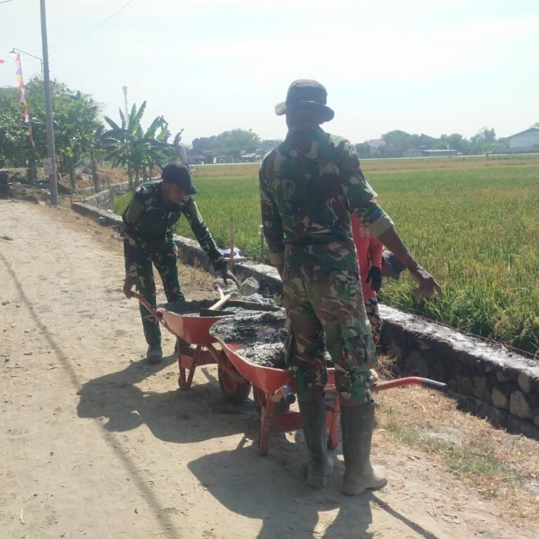 Talud Baru di Desa Parangjoro Tingkatkan Infrastruktur Penahan Tanah bagi Masyarakat Pertanian