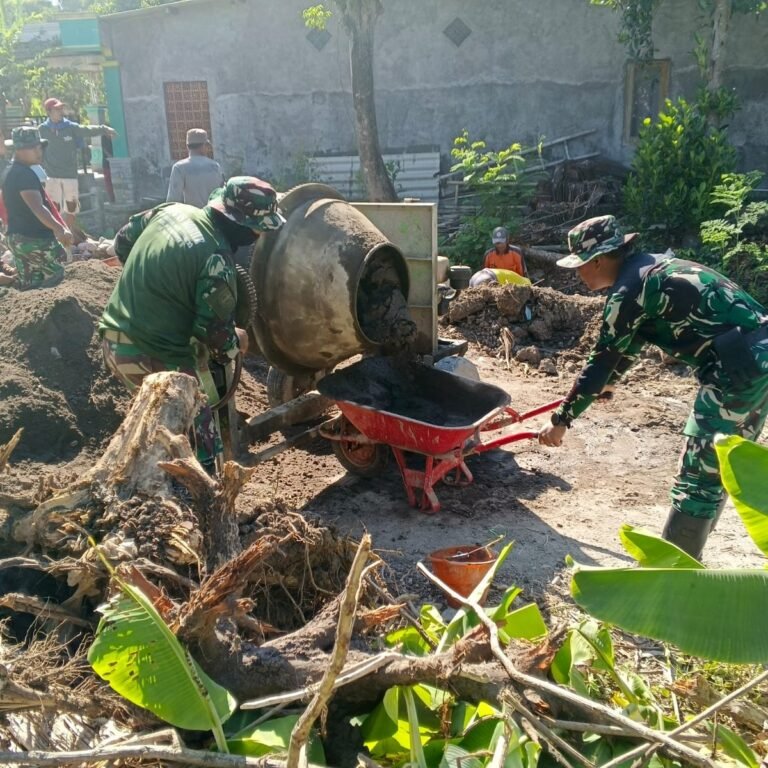 Mesin Molen Dukung Pembangunan TMMD Reguler ke-129 di Desa Parangjoro