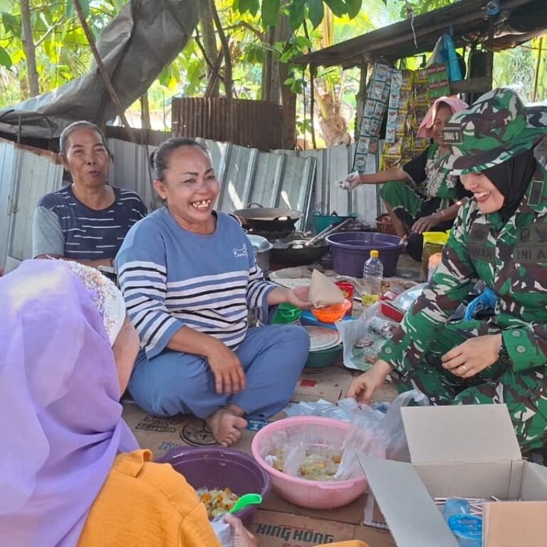 TMMD Ke-129 Kodim 1005/Barito Kuala: Peran Dapur untuk Prajurit di Kecamatan Tamban