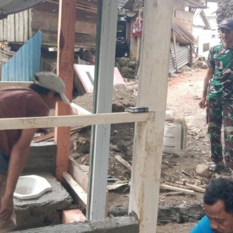 Satgas TMMD Ke-129 Kodim 1407/Bone Kerjakan Jambanisasi di Dusun Patukku