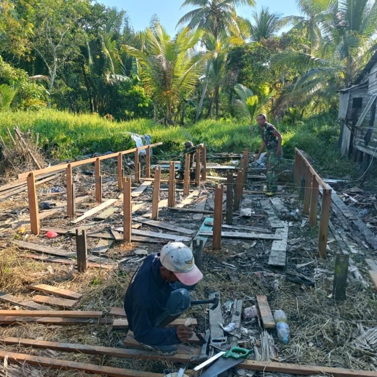 Desa Tamban Bangun, Rumah Nini Noorhayati Jadi Sasaran Rehab TMMD