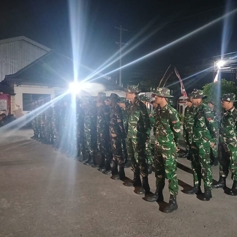 Malam di Desa Parangjoro: Apel dan Vitamin Jadi Ritual Satgas TMMD