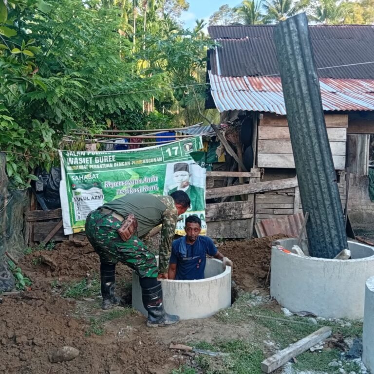 Cincin Sumur Jadi Septic Tank: Langkah Kecil Sanitasi di Desa Sarah Raya
