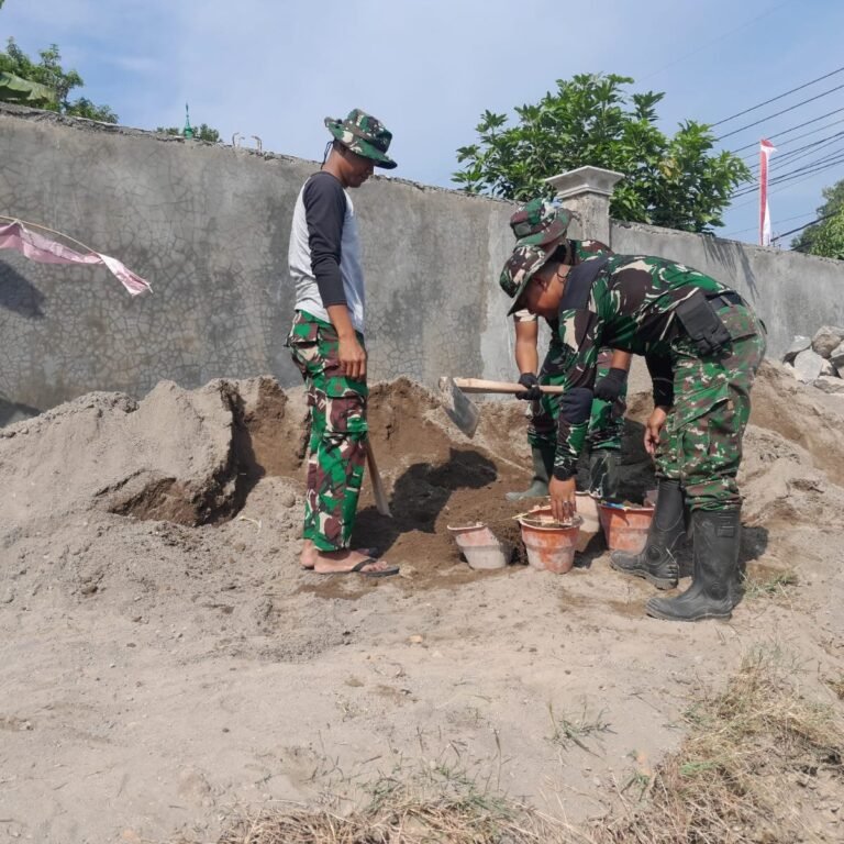 Gotong Royong TMMD Parangjoro Bangun Kepercayaan dan Kepedulian