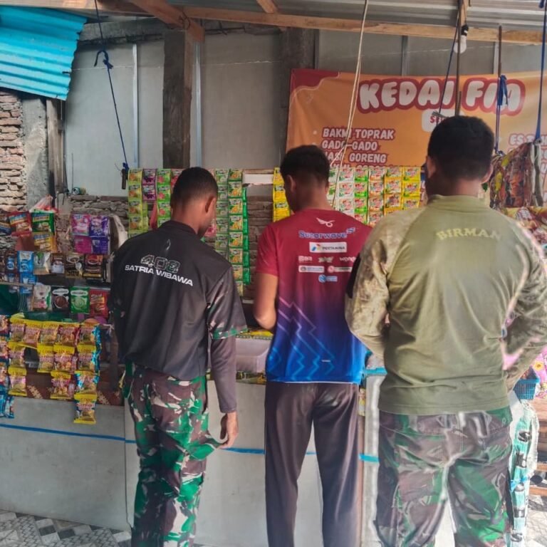 Kehadiran Satgas TMMD Dongkrak Penjualan Warung di Grogol