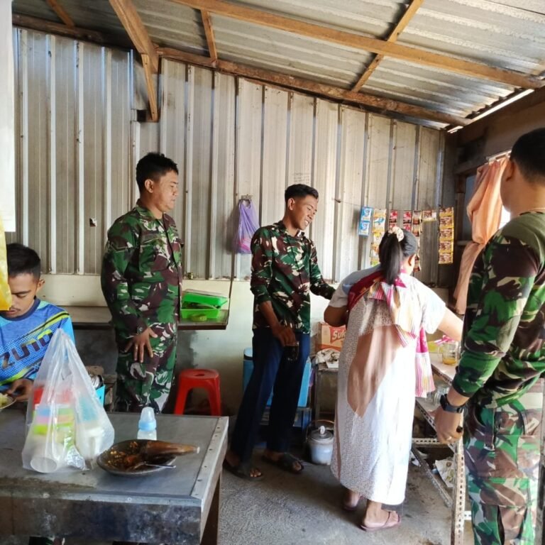 TMMD 129 Bawa Rezeki Tambahan bagi Pemilik Warung di Sukoharjo