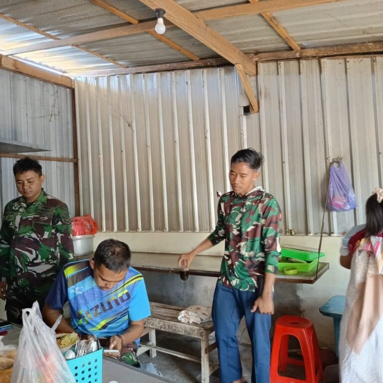 Omzet Pedagang di Parangjoro Meningkat Drastis Selama TMMD Reguler