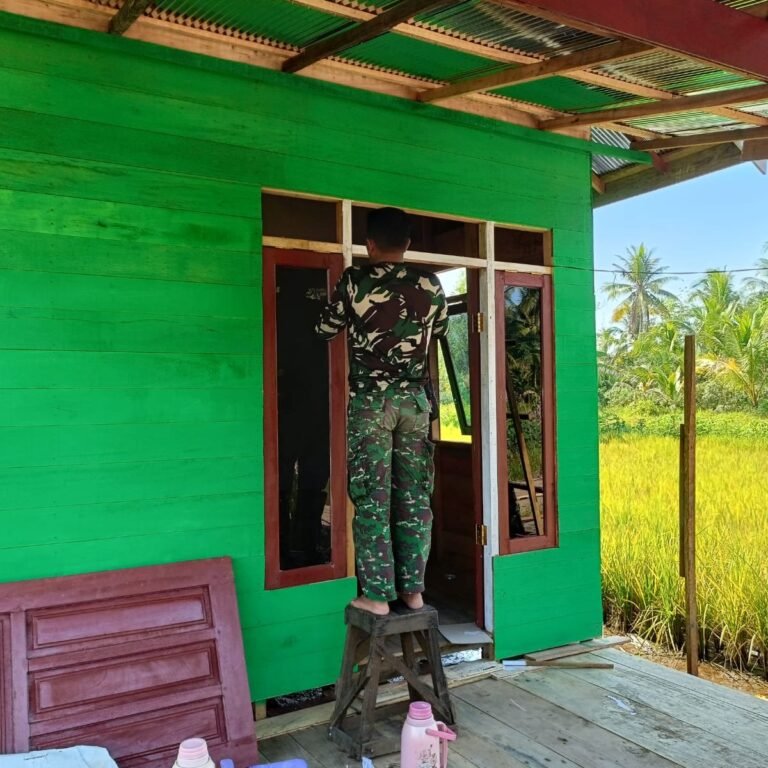 Desa Tamban Bangun, Rumah Sasaran TMMD Mulai Berwajah Baru