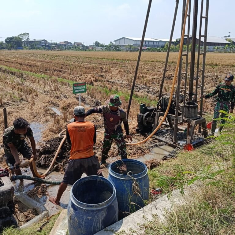 Komandan Satgas TMMD: Sumur Bor Solusi Kemarau di Desa Parangjoro