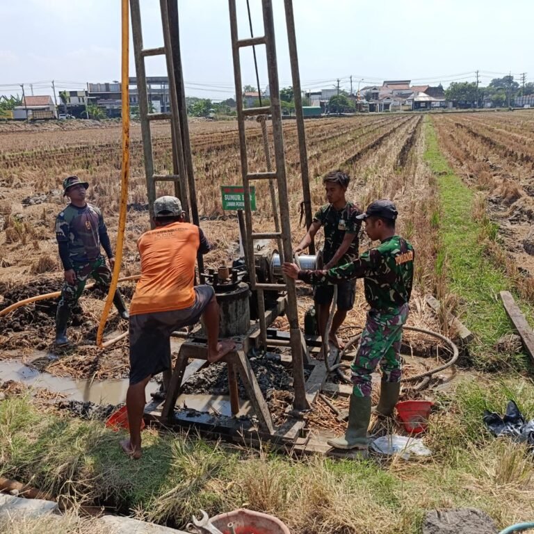 Air Bersih dari TMMD untuk Masa Depan Parangjoro