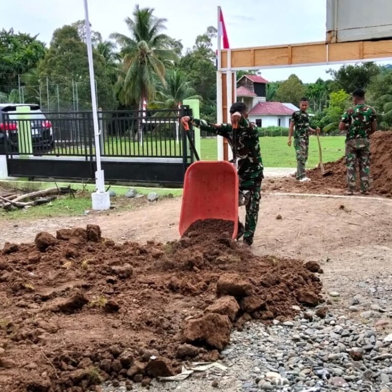 TMMD: Dari Halaman Posko, Warga Lihat Kesungguhan