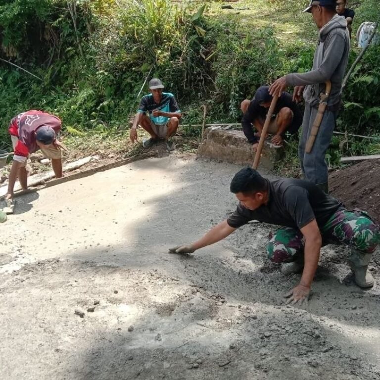 Dekker di Dusun Jawi-Jawi Diperkuat, Akses Warga Kian Membaik