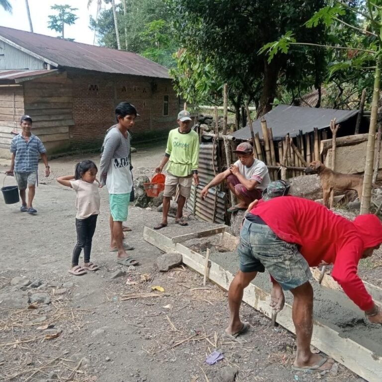 Rabat Beton di Pattuku, Langkah Nyata Perbaiki Akses Warga