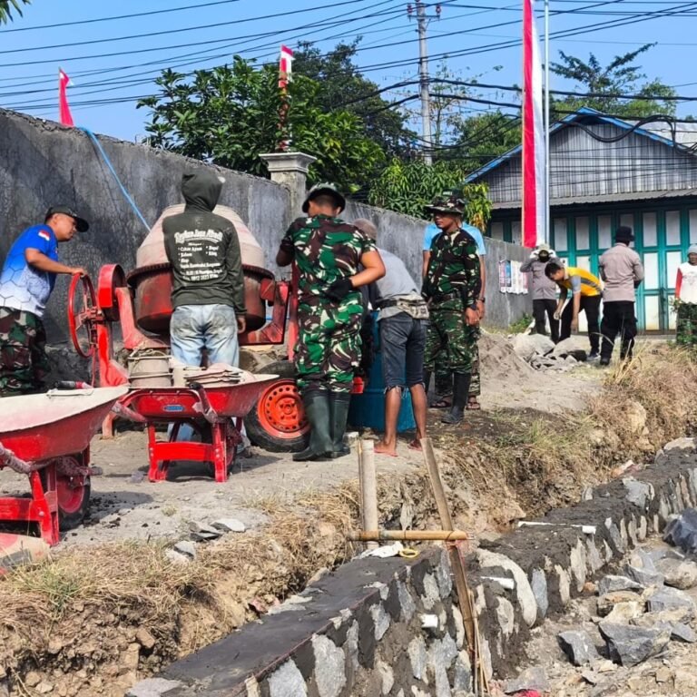 Talud TMMD Solusi Jalan Tergerus Air