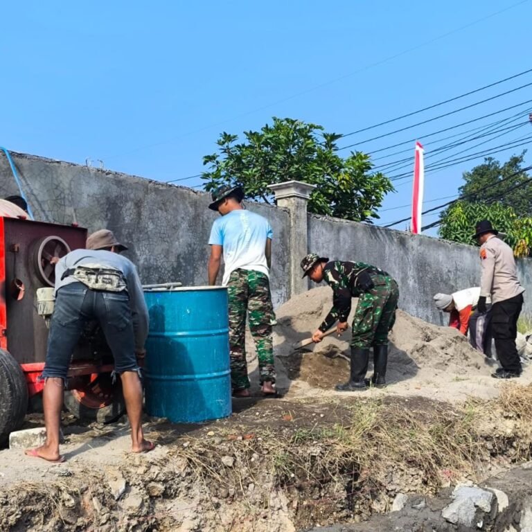 Talud TMMD di Jengkangan, Benteng Penahan Longsor untuk Warga