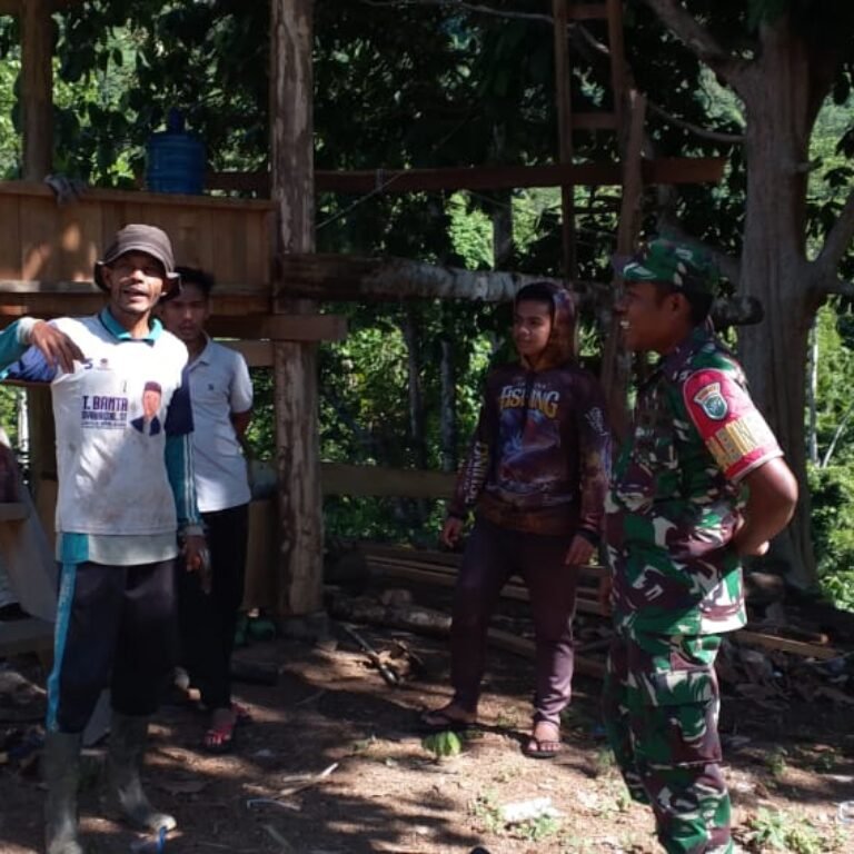 Babinsa Koramil 01/Jaya Sosialisasikan Pencegahan Karhutla, Ingatkan Warga Bahaya Membakar Lahan