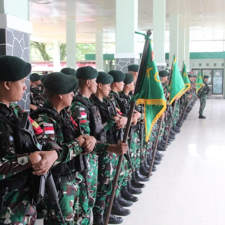 Kapoksahli Pangdam Iskandar Muda Pimpin Pelepasan 450 Personel Satgas Pamtas RI–PNG Yonif 115/ML