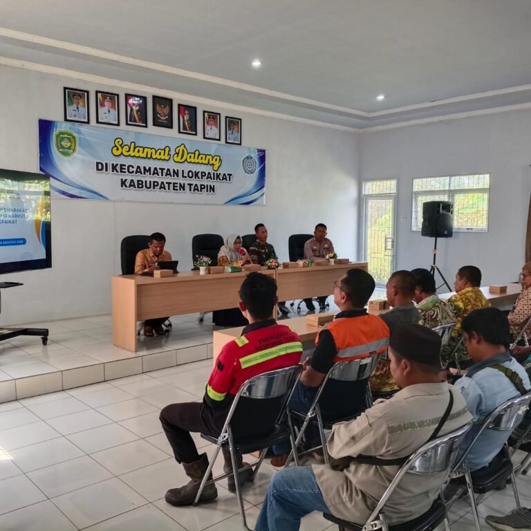 Rapat Koordinasi di Lokpaikat Perkuat Kesiapan Peringatan HUT RI Sekaligus Cegah Karhutla