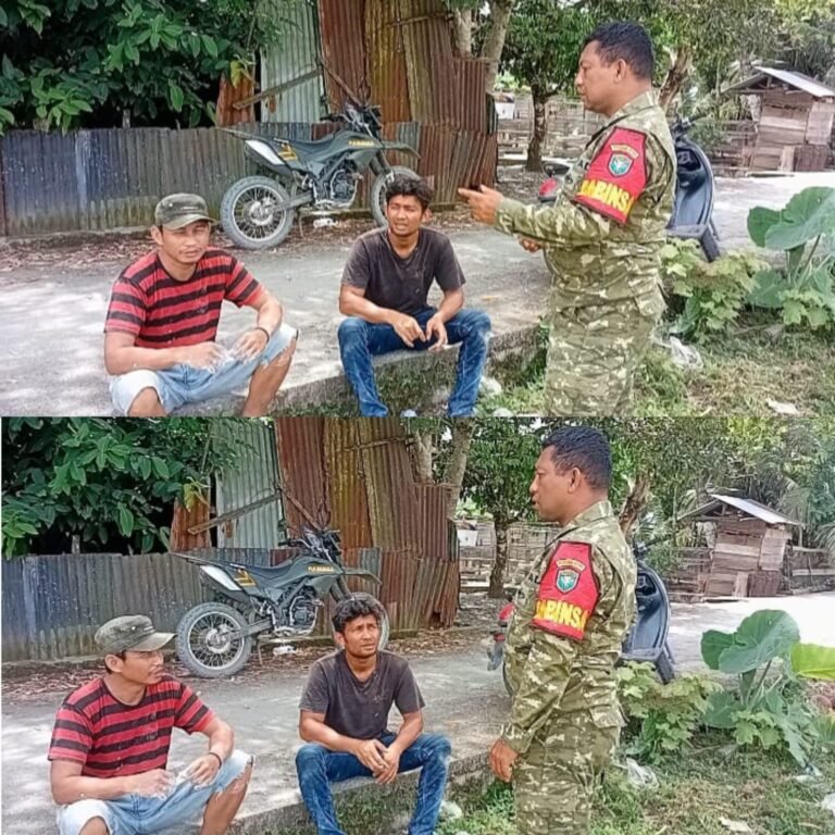 Komsos Humanis Babinsa Bangun Kepercayaan dan Kebersamaan dengan Masyarakat