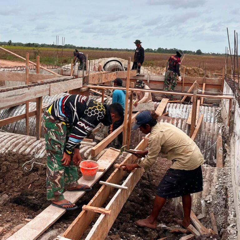Jalan Penghubung Warga Merauke Diperkuat, Program TNI AD Bangun 15 Jembatan Aramco