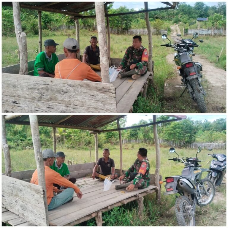 Komsos di Desa Babussalam Perkuat Kepercayaan Babinsa dengan Masyarakat Simeulue