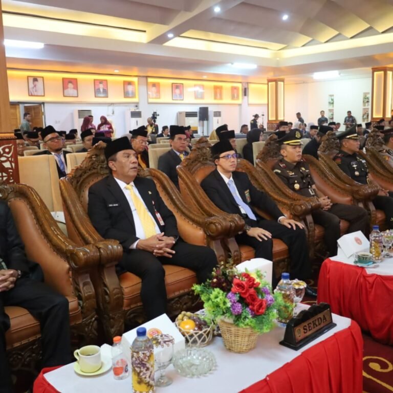 Dandim 1010/Tapin Bersama Forkopimda Simak Laporan Kinerja dan Pidato Kenegaraan