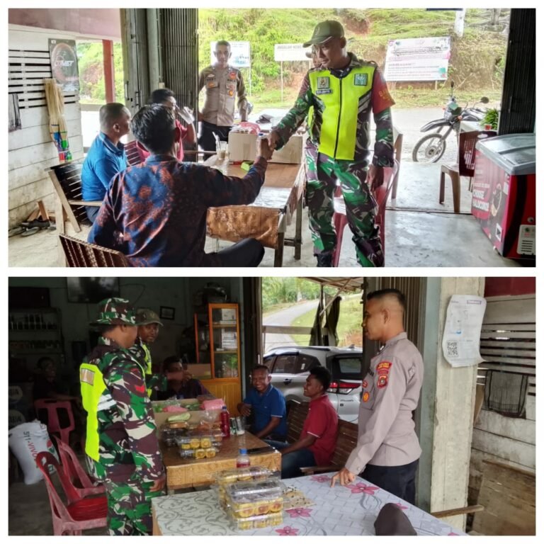 Keamanan Jelang HUT RI Jadi Fokus Patroli Babinsa dan Bhabinkamtibmas Aceh Barat