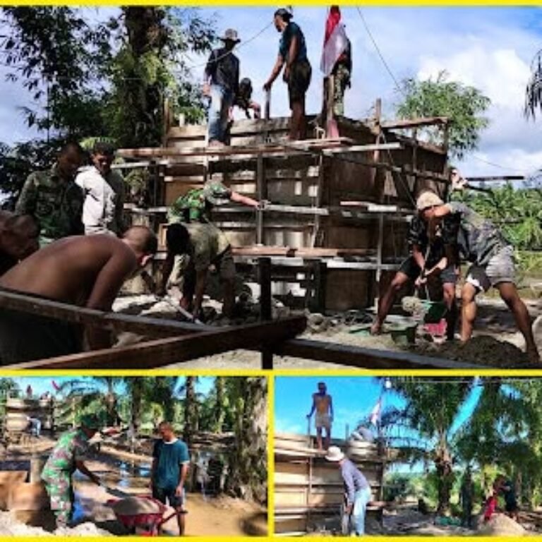 Kodim 0109/Aceh Singkil Dorong Konektivitas Desa melalui Pembangunan Jembatan Perintis