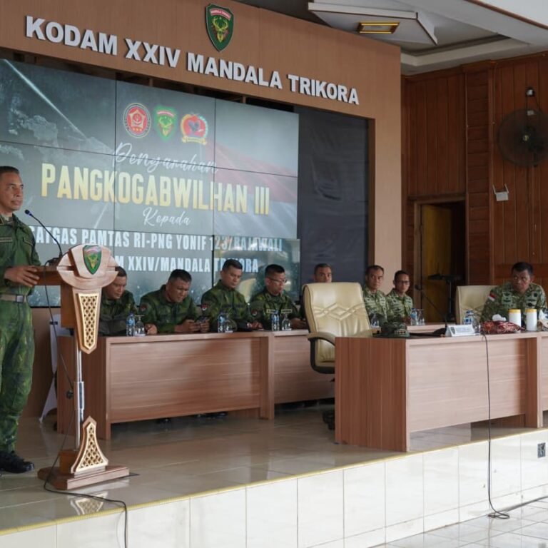 Pengalaman Penugasan Jadi Bekal, Pangkogabwilhan III Tekankan Profesionalisme Yonif 123/Rajawali