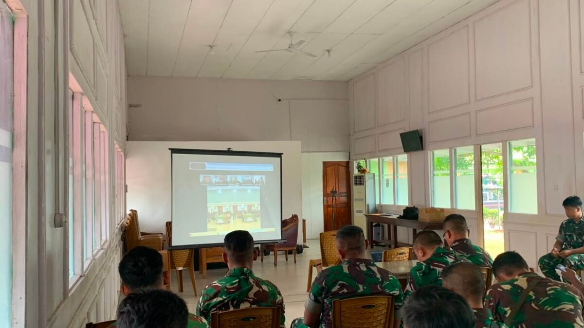 Tingkatkan Sinergi Administrasi Keuangan, Kasdim 1203/Ketapang Simak Sosialisasi PKS TNI AD–Perbankan