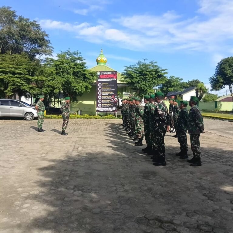 Kodim 0114/Aceh Jaya Gelar Apel Siaga, Kedisiplinan dan Kesiapan Personel Diperkuat