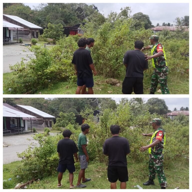 Babinsa Kodim 0105/Aceh Barat Ajak Warga Cegah Kebakaran Mulai dari Hal Sederhana