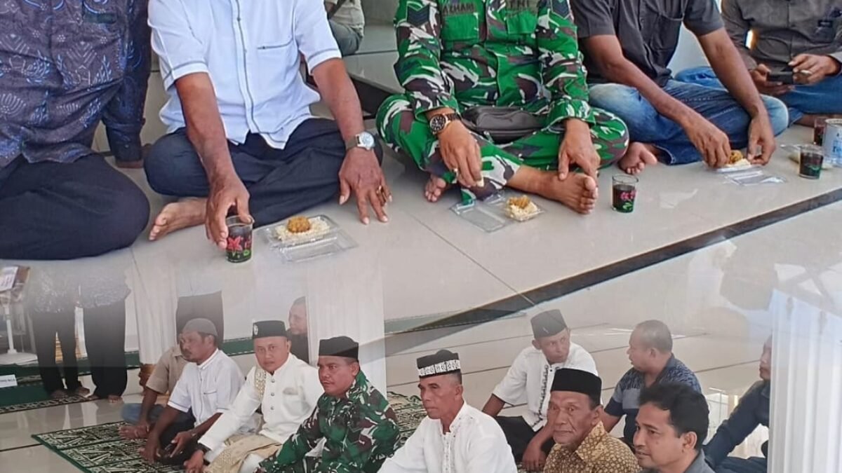 Kodim 0105/Aceh Barat Perkuat Pembinaan Teritorial Lewat Kehadiran Babinsa di Pernikahan Warga