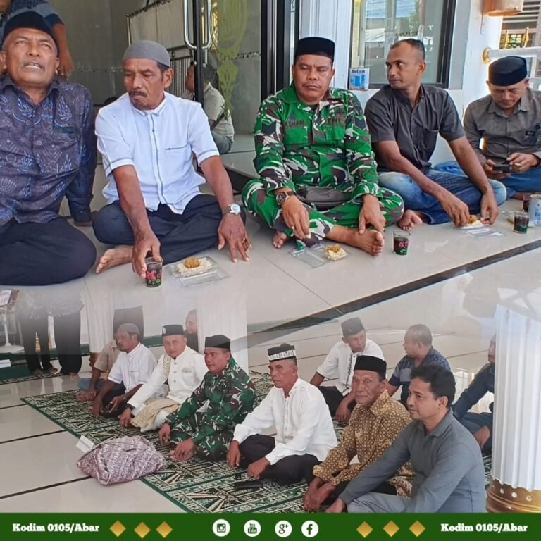 Kodim 0105/Aceh Barat Perkuat Pembinaan Teritorial Lewat Kehadiran Babinsa di Pernikahan Warga