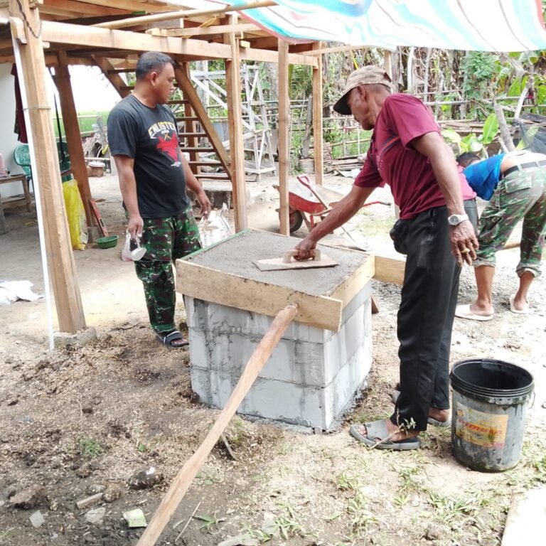 Prasasti Pemasangan Tandai Selesainya Pekerjaan RTLH TMMD ke-129 di Rumah Rosnawati