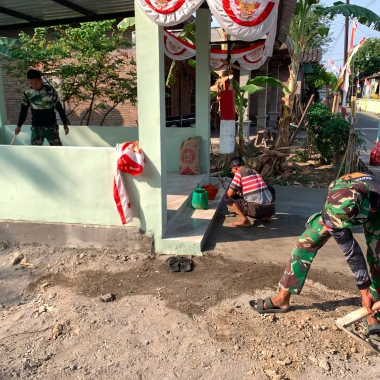 Dari Reruntuhan Menjadi Pos Kamling, Warga Dukuh Singkil Fokus Jaga Malam