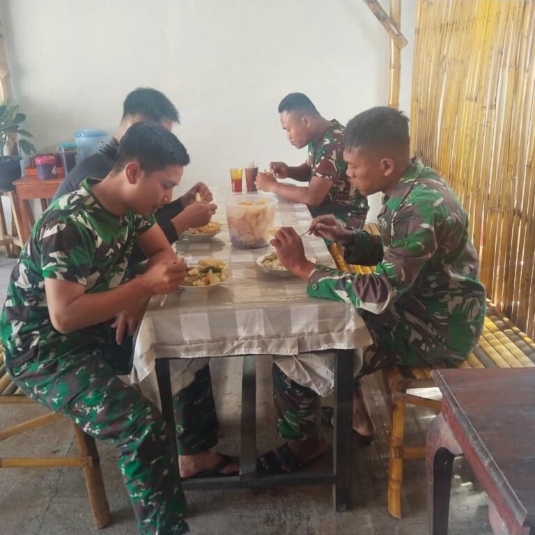 Satgas TMMD Reguler 129 Manfaatkan Istirahat untuk Pulihkan Tenaga