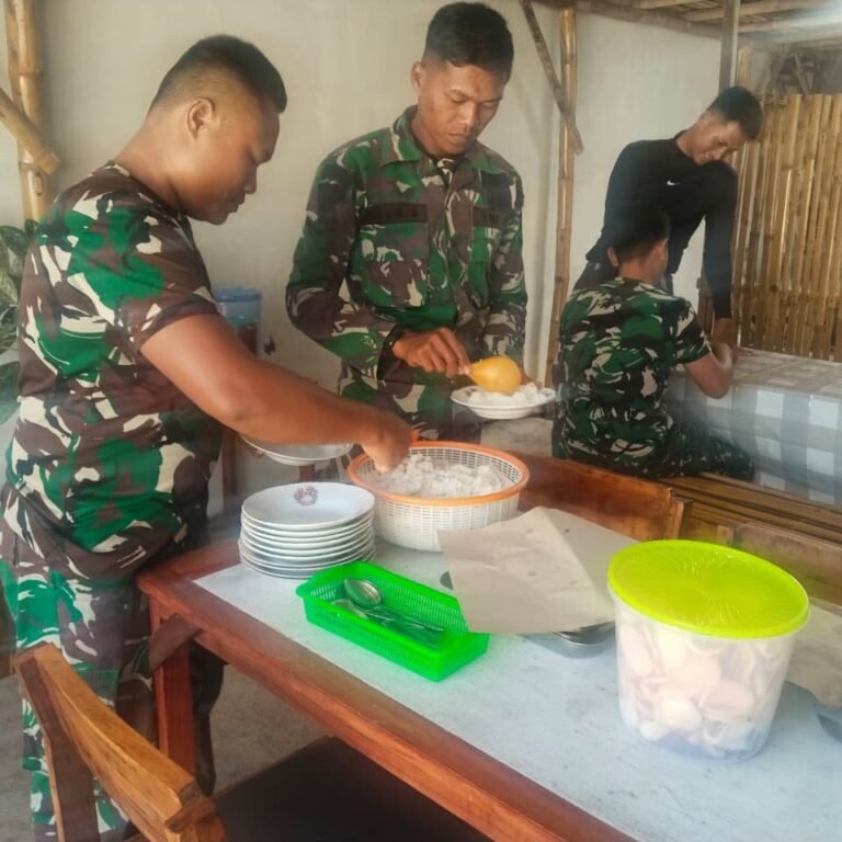 Keseimbangan Kerja dan Istirahat Jadi Strategi Tim TMMD di Parangjoro