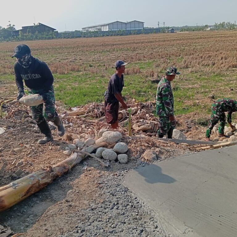 Warga Parangjoro Turun Tangan Pelihara Talut Hasil TMMD